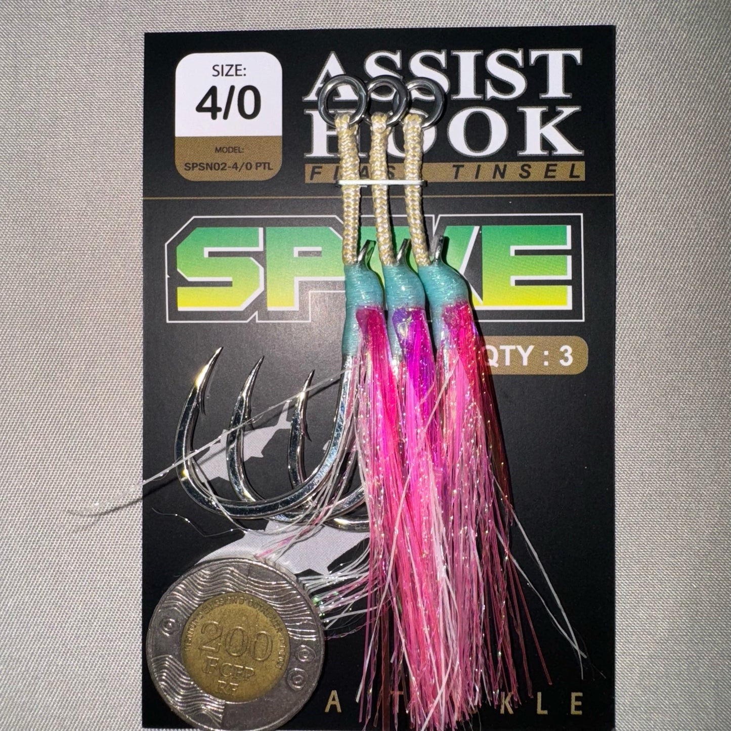 SPIKE SINGLE ASSIST HOOK