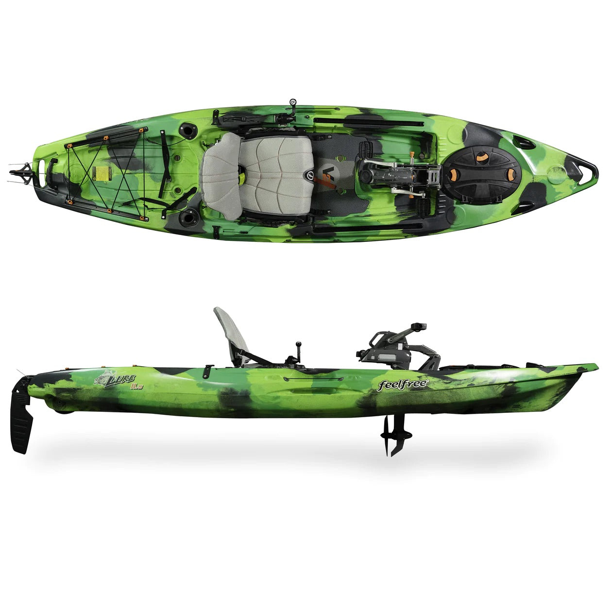 Lure 11.5 V2 Overdrive Pedal - Feelfree kayaks