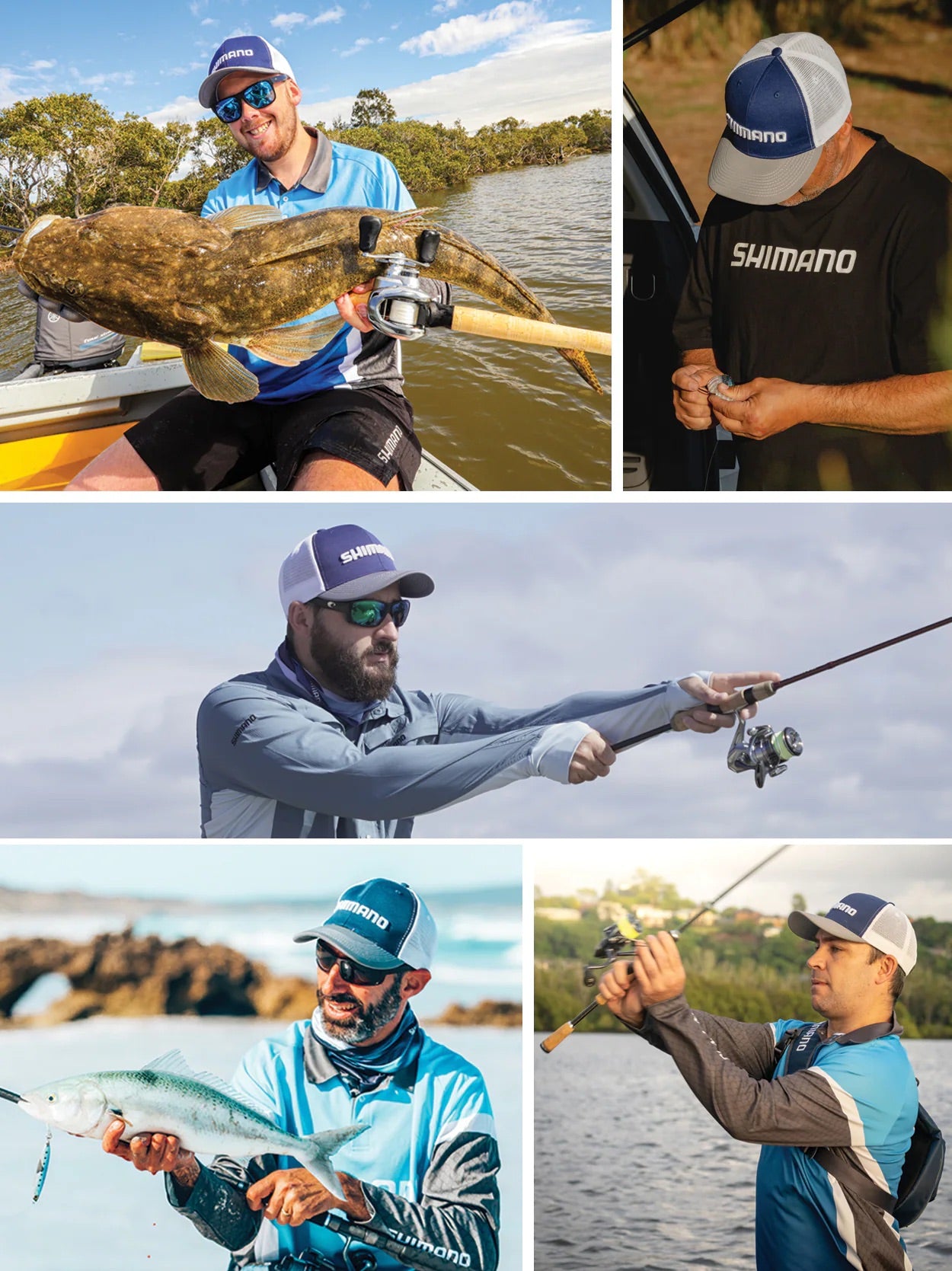 Shimano Trifecta Hat navy blue