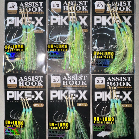 PIKE-X ASSIST HOOK CABLE GREEN