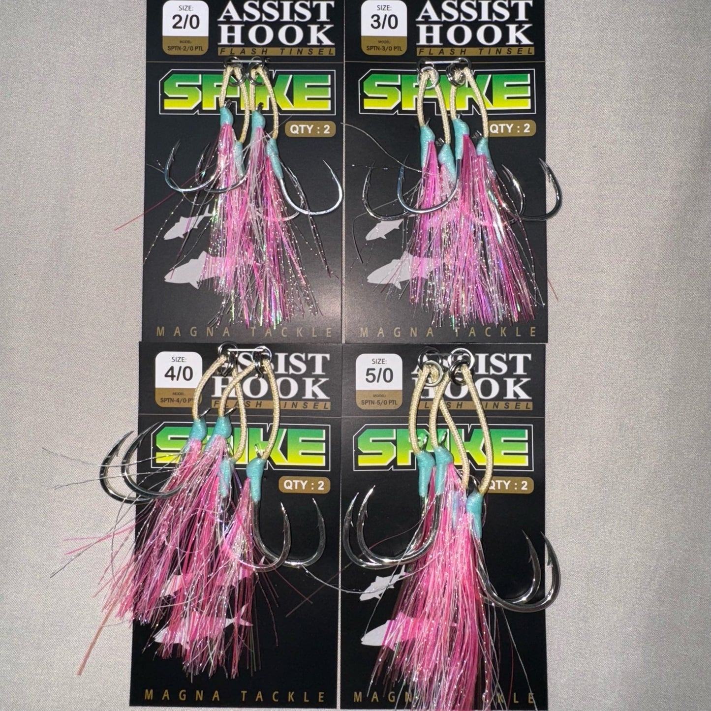 SPIKE DOUBLE ASSIST HOOK PINK