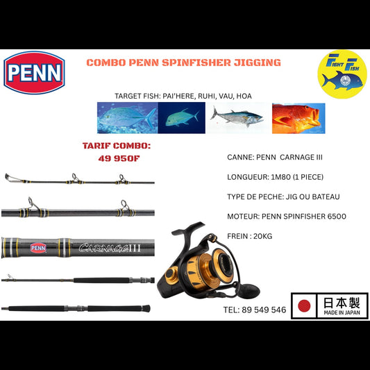 PENN SPINFISHER JIGGING